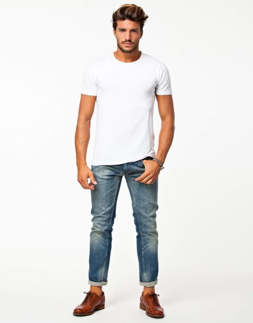 Pima SS O-Neck NOOS Selected Homme